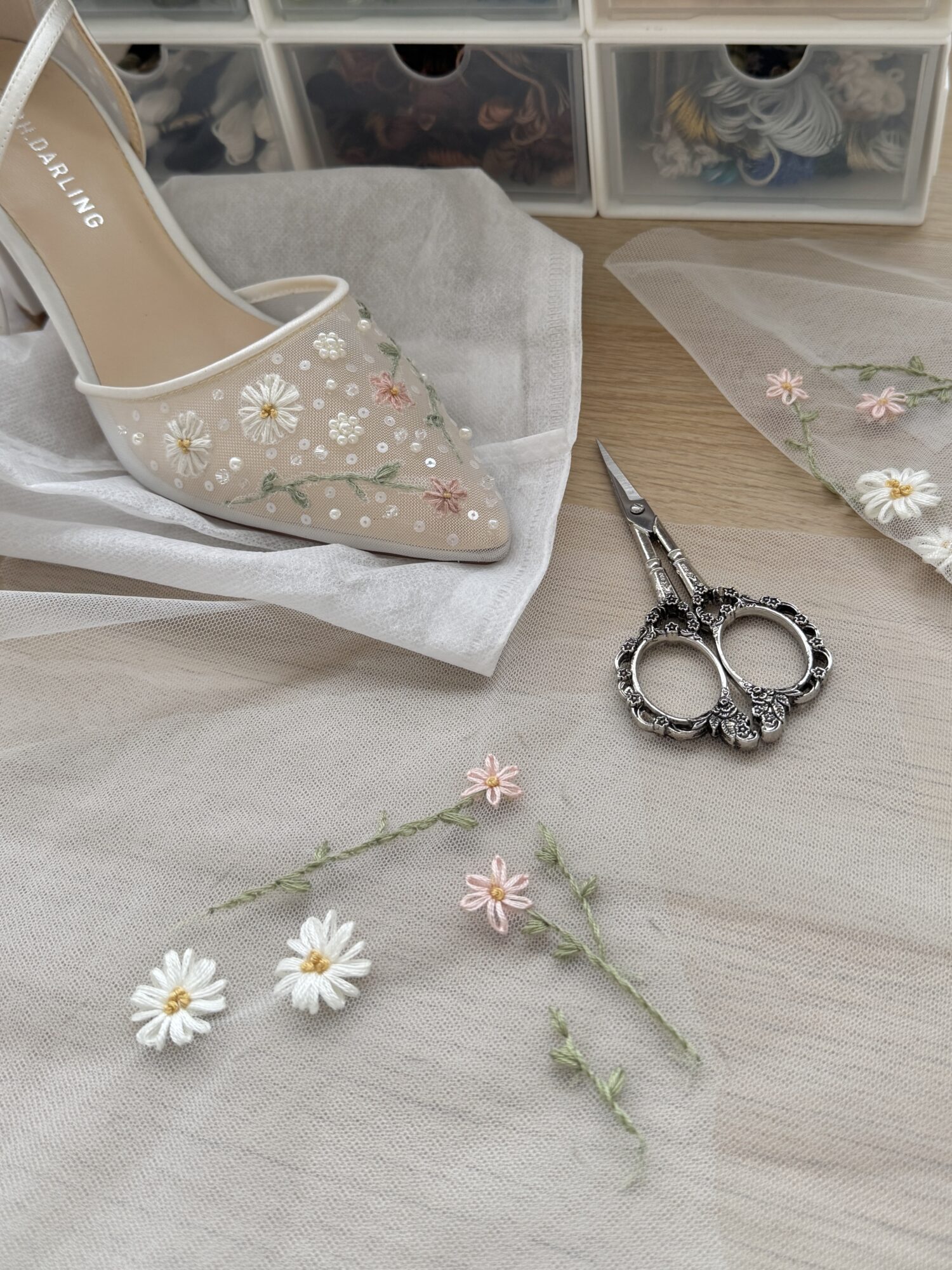 Isabel </br>White Block Heels - Image 2