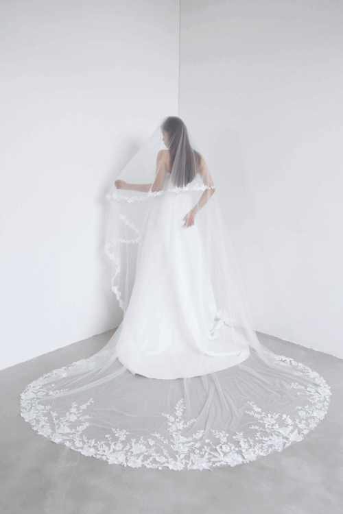 Peony Cathedral Veil